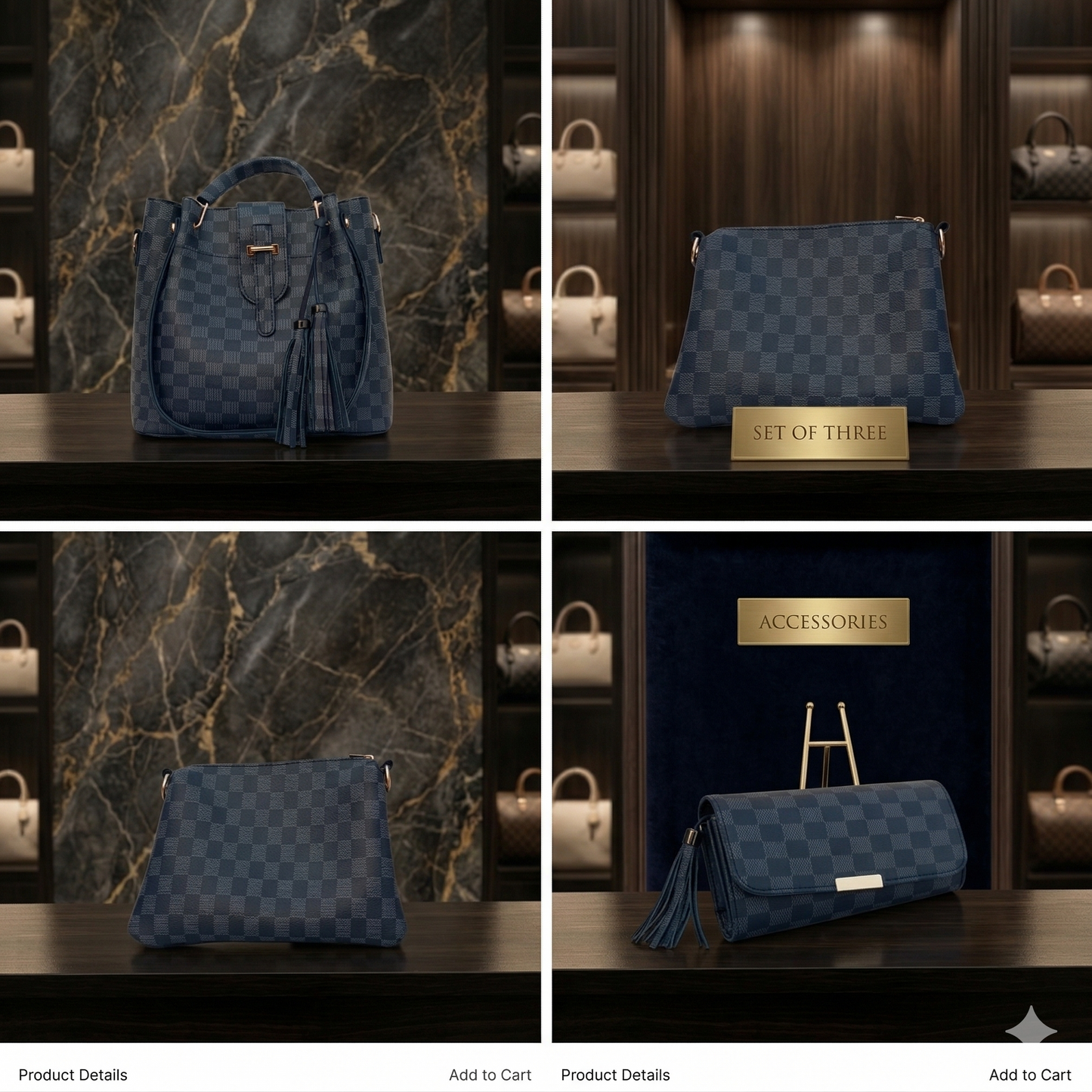 ADELE 3 PIECE BLUE