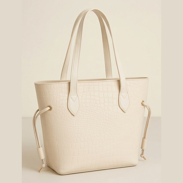 Haili Crocodile Beige
