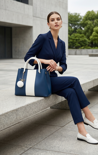 Queen Blue Bag 3 pieces