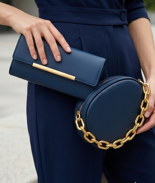 Queen Blue Bag 3 pieces