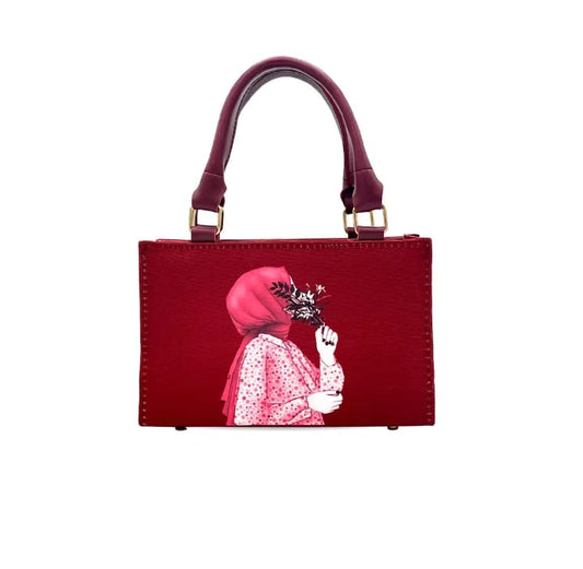 Mini Vessel Maroon Hand Carry Bag